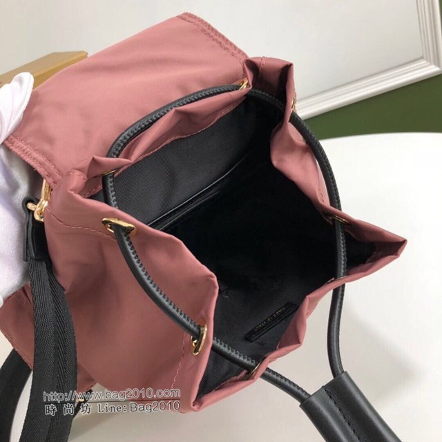 Burberry專櫃新款包包 8773 巴寶莉女士雙肩包 經典尼龍面料配小牛皮多用小背包  db1098